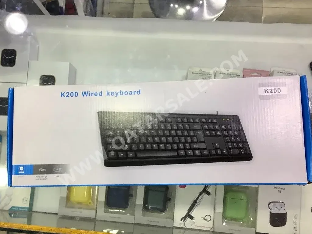 Keyboards K200  Black  Wired  2020