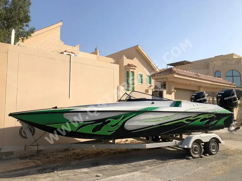 Speed Boat With Parking  With Trailer