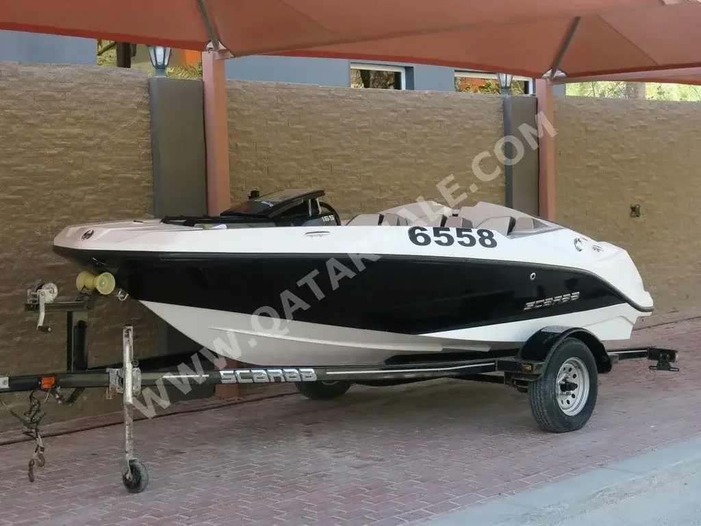 Speed Boat Scarab  165 ID  With Parking  With Trailer