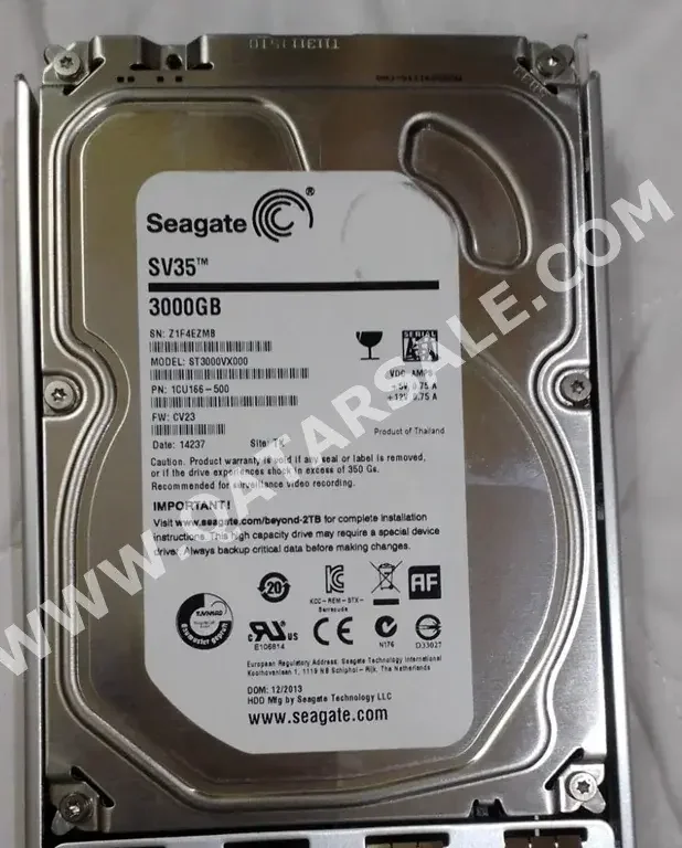 Storage Drives Seagate  Internal  SATA  7200 RPM  2018  250 /  HDD /  3 TB