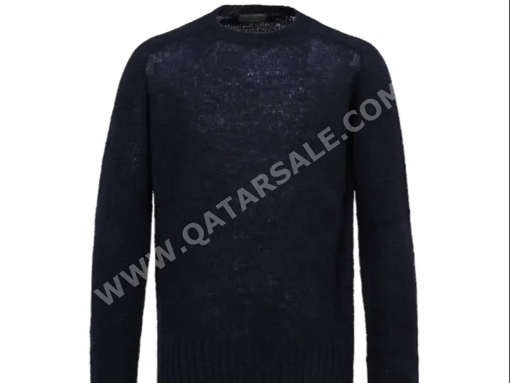 Men Clothes Blue /  Pullovers & Cardigans  Cashmere  Prada  Autumn/Winter  Italy /  48