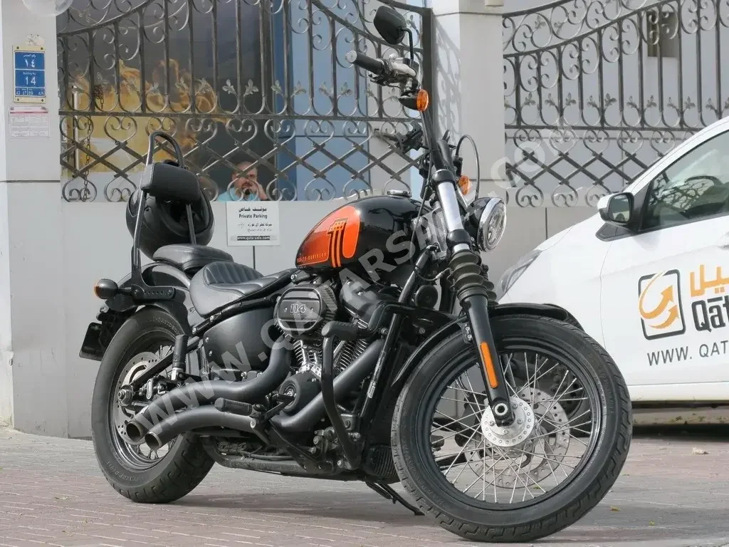 Harley Davidson  Street Bob 114 -  2021 - Color Black -  Warranty