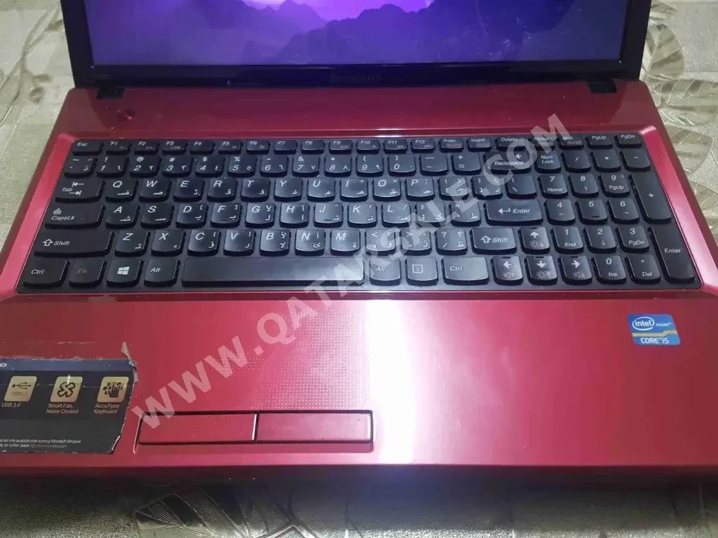 Laptops Lenovo  - Legion  - Red  - Windows 8  - Intel  - Core i5  -Memory (Ram): 4 GB