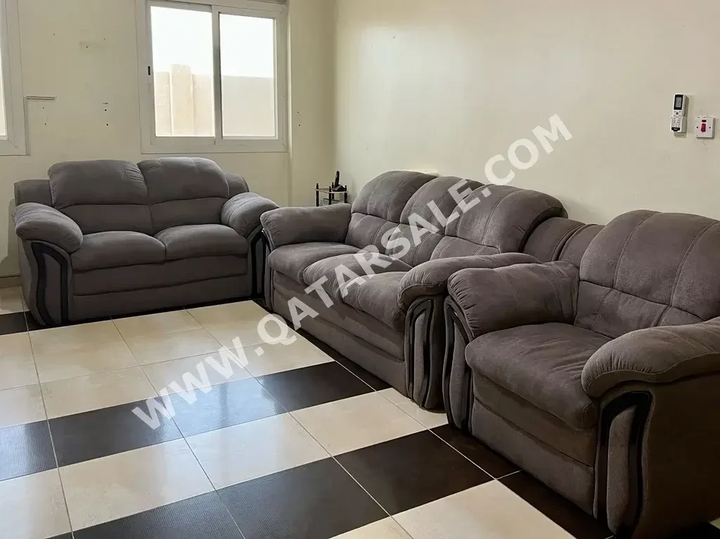 Sofas, Couches & Chairs Sofa Set  - Cotton / Cotton Blend  - Gray