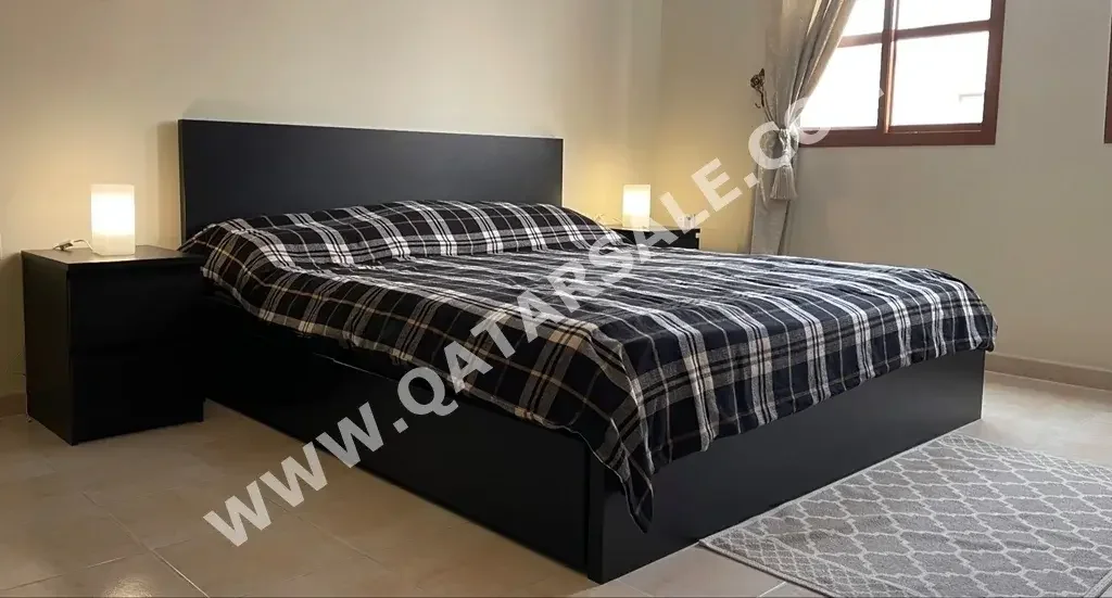 Beds - IKEA  - King  - Brown  - Mattress Included