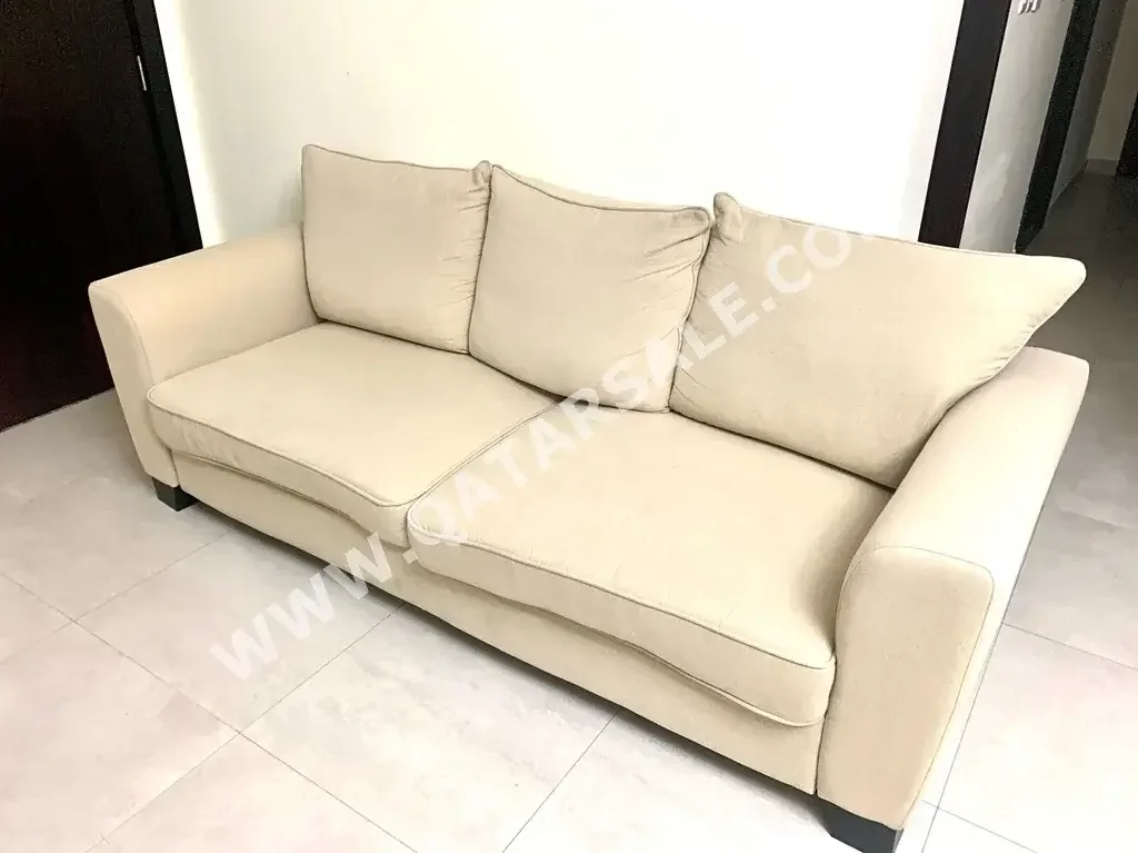 Sofas, Couches & Chairs Sofa Set  - Fabric  - Beige