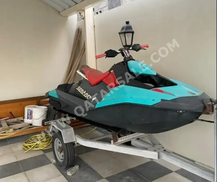 Sea-Doo  Spark  2018  Black and Blue  2  90  With Trailer