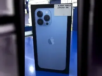 Apple  - iPhone 13  - Pro Max  - Blue  - 256 GB  - Under Warranty
