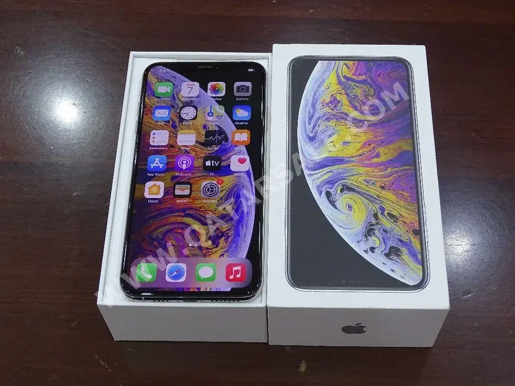Apple  - iPhone X  - S Max  - White  - 256 GB  - Under Warranty