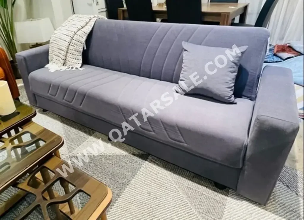 Sofas, Couches & Chairs 3-Seat Sofa  - Gray  - Sofa Bed