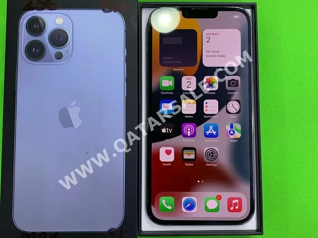 Apple  - iPhone 13  - Pro Max  - Blue  - 256 GB  - Under Warranty