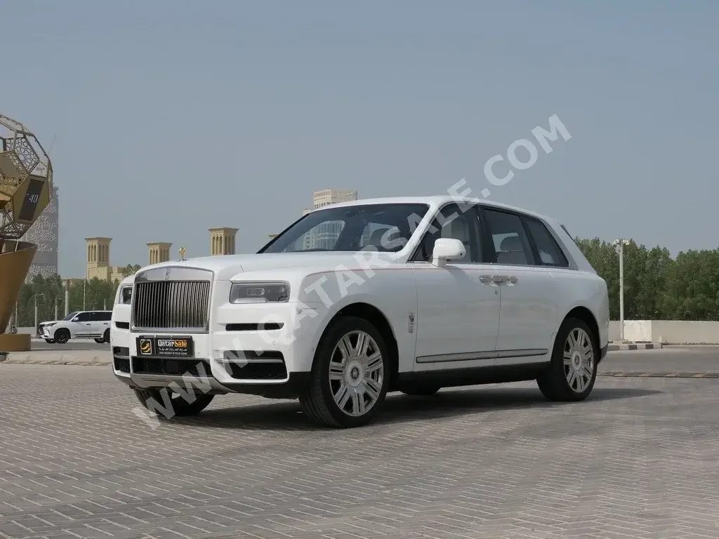 Rolls-Royce  Cullinan  2019  Automatic  29,000 Km  12 Cylinder  Four Wheel Drive (4WD)  SUV  White  With Warranty