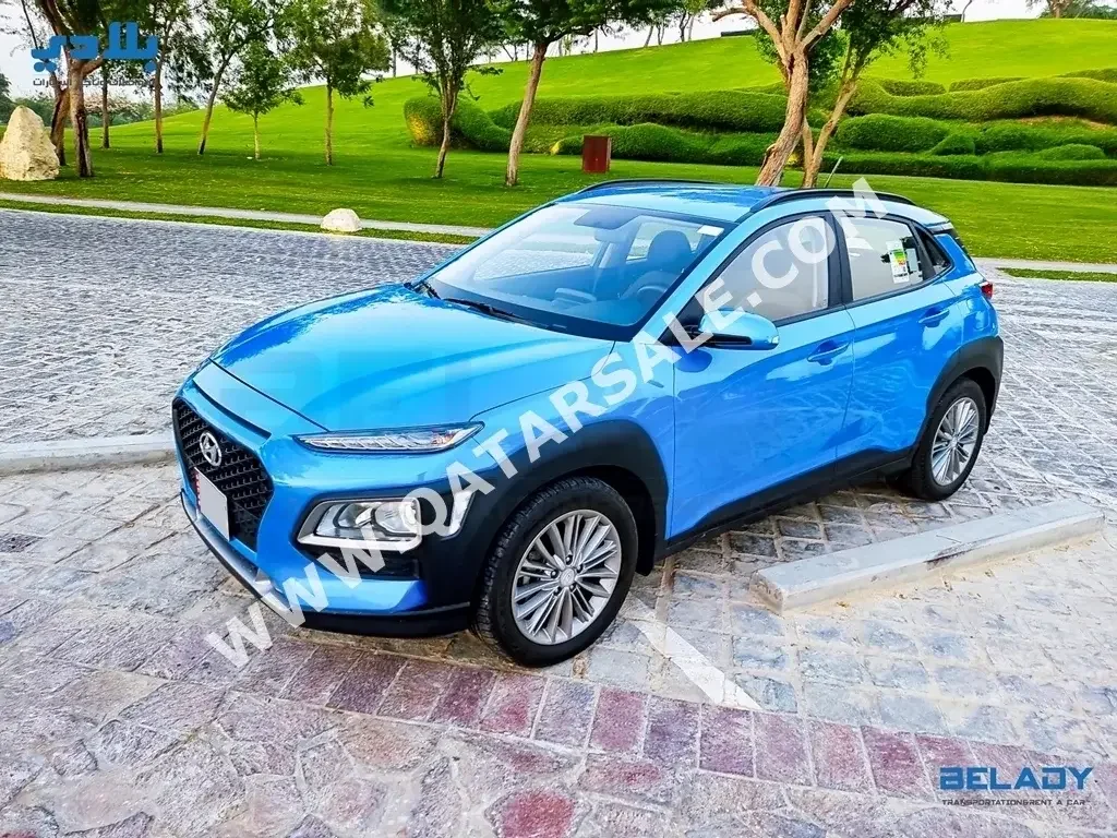 Hyundai  Kona  4 Cylinder  2x4  Blue  2020