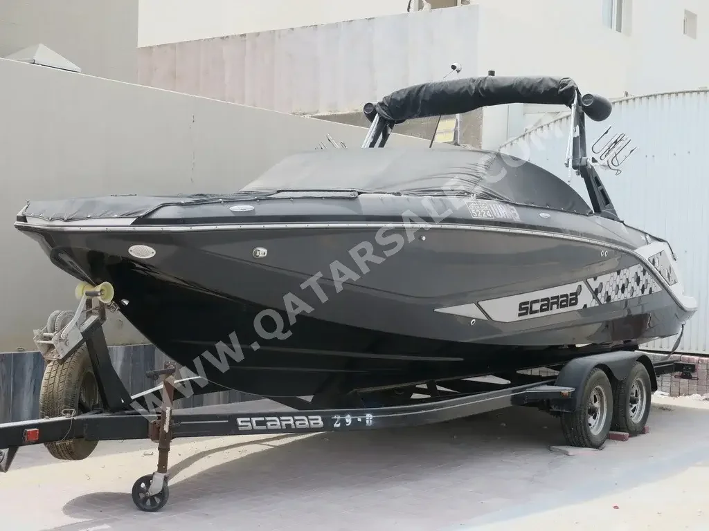 Speed Boat Scarab  With Trailer