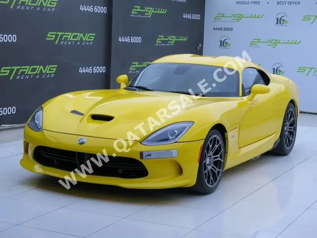 Dodge  Viper  GTS  2013  Manual  3,200 Km  10 Cylinder  Rear Wheel Drive (RWD)  Coupe / Sport  Yellow  With Warranty