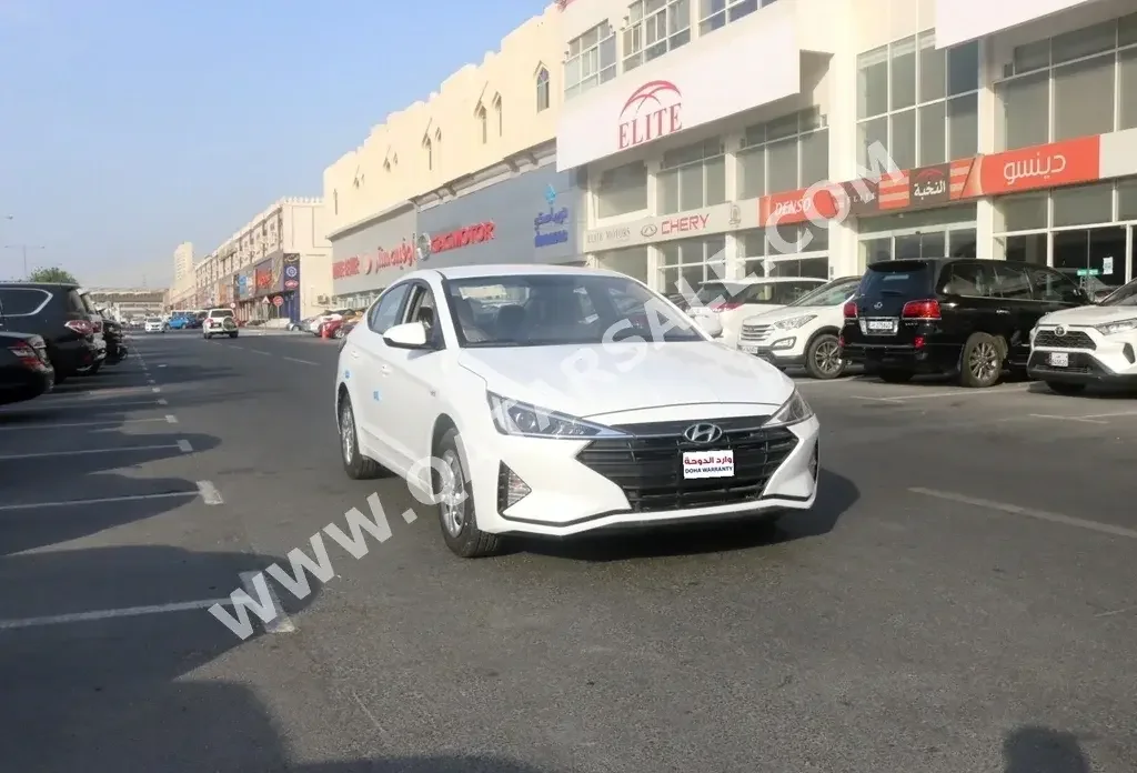 Hyundai  Elantra  Sedan  White  2020