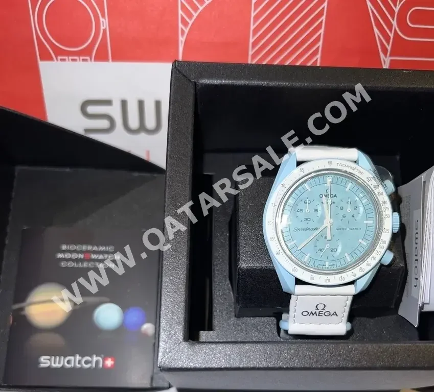 Watches - Omega  - Quartz Watch  - Blue  - Unisex Watches