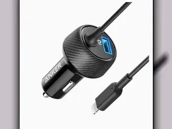 Car Phone Chargers Anker  Lightning(8 Pin)  Black