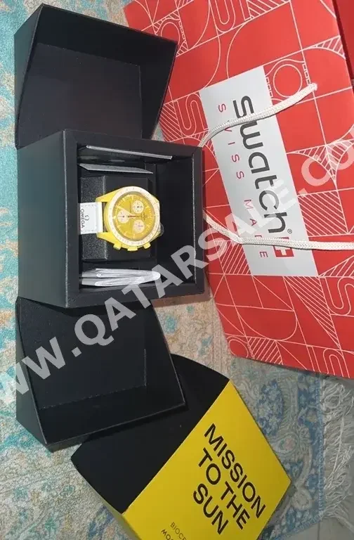 Watches - Swatch  - Multi Analogue/Digital  - Yellow  - Unisex Watches