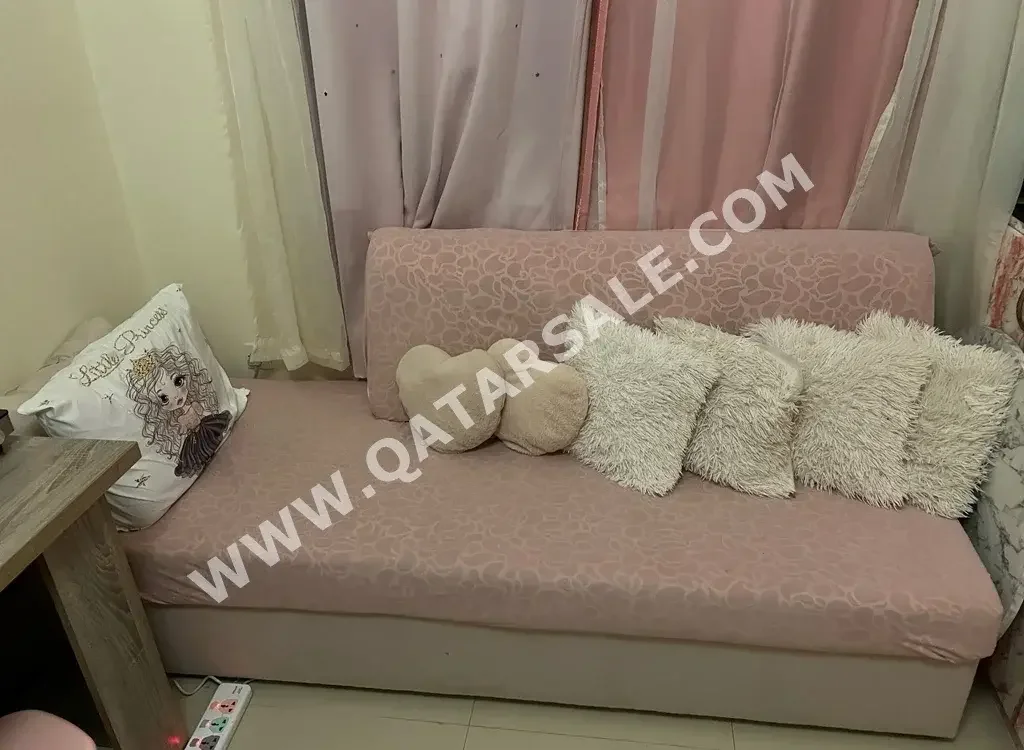 Sofas, Couches & Chairs Sofa Set  - Linen / Linen Blend  - Pink