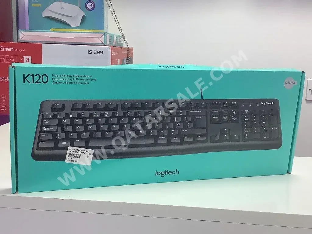Keyboards Black /  Logitech  None  2020  Wired  K120  Warranty