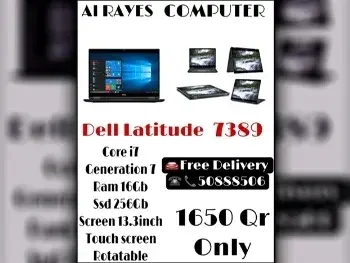 Laptops Dell  - Latitude  - Black  - Windows 10  - Intel  - Core i7  -Memory (Ram): 16 GB