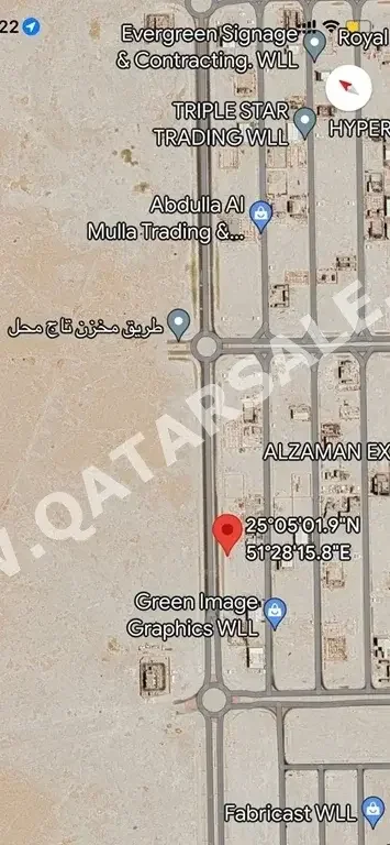 Lands For Sale in Al Wakrah  - Mesaieed  -Area Size 2,000 Square Meter