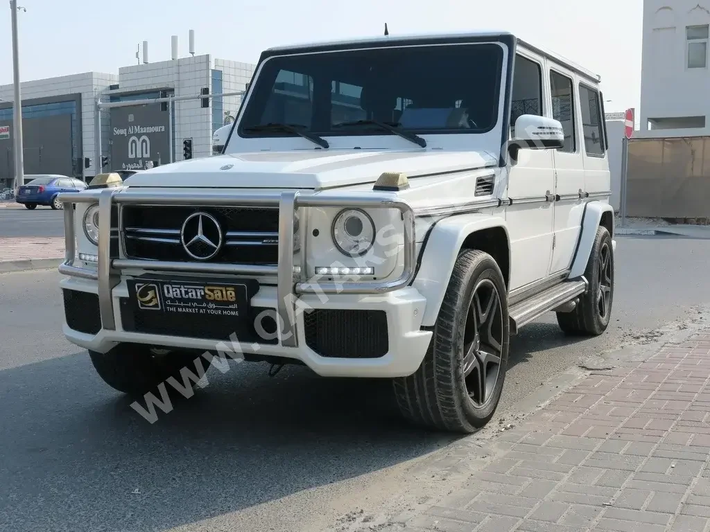 Mercedes-Benz  G-Class  63 AMG  2015  Automatic  200,000 Km  8 Cylinder  Four Wheel Drive (4WD)  SUV  White