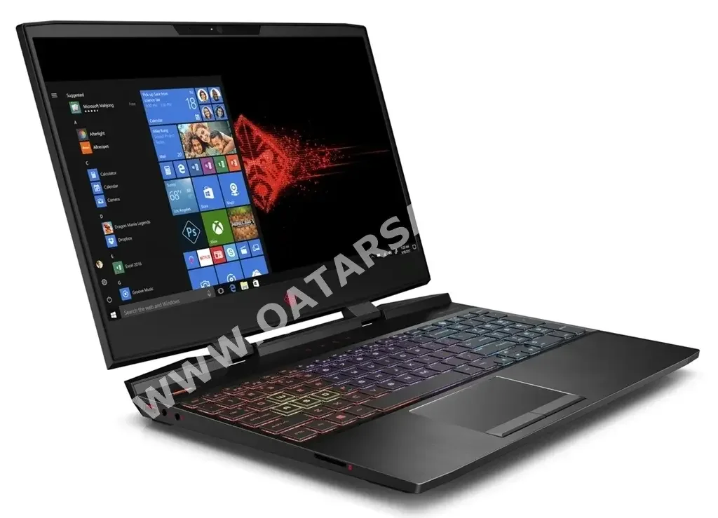 Laptops HP  - Omen  - Black  - Windows 11  - Intel  - Core i7  -Memory (Ram): 16 GB