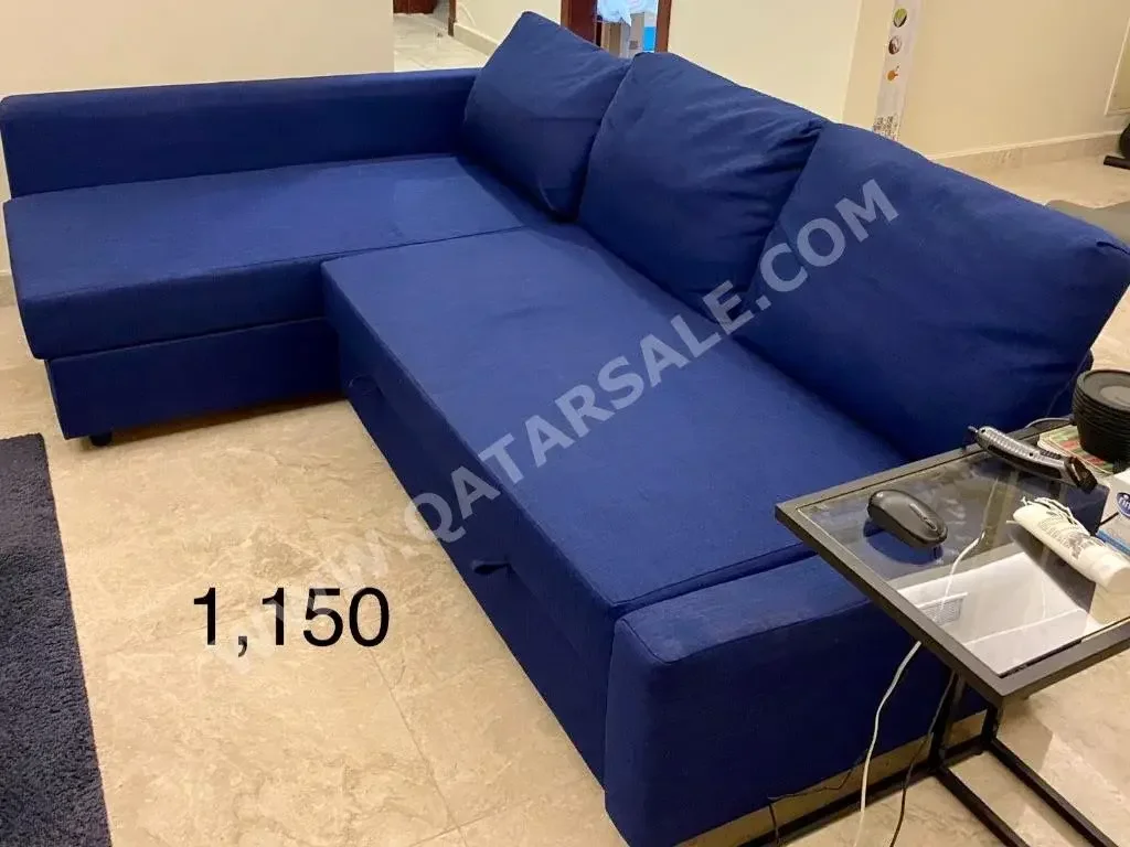 Sofas, Couches & Chairs IKEA  Sofa Set  - Fabric  - Blue  - Sofa Bed