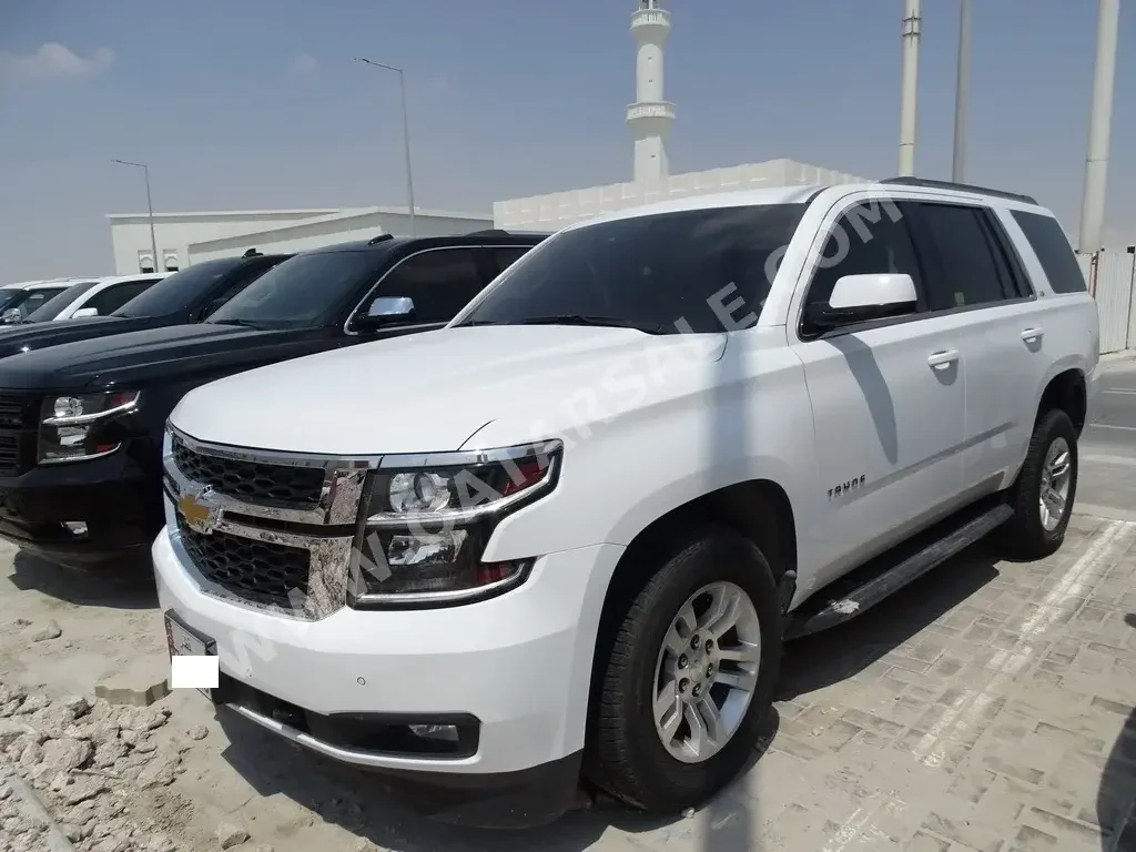 Chevrolet  Tahoe  2016  Automatic  129,000 Km  8 Cylinder  Four Wheel Drive (4WD)  SUV  White  With Warranty