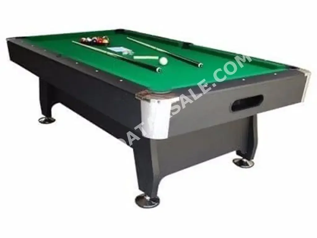 Black and Green  Billiard Table