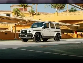 Mercedes-Benz  G-Class  63 AMG  2022  Automatic  2,400 Km  8 Cylinder  Four Wheel Drive (4WD)  SUV  White  With Warranty