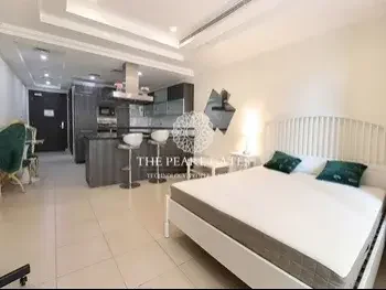 1 غرف نوم  شقة استوديو  للايجار  في الدوحة -  اللؤلؤة  مفروشة بالكامل