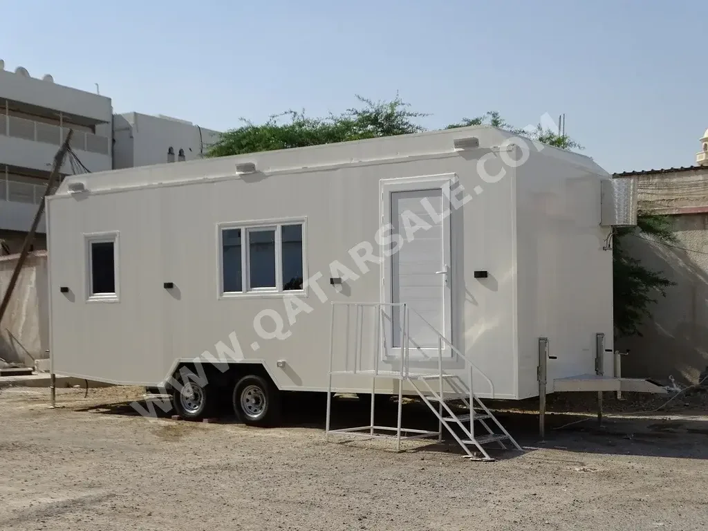 Caravan - Porta Cabin  - 2022  - White  -Made in Qatar