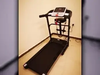 Gym Equipment Machines - Treadmill  - Black  With Delivery  With Installation