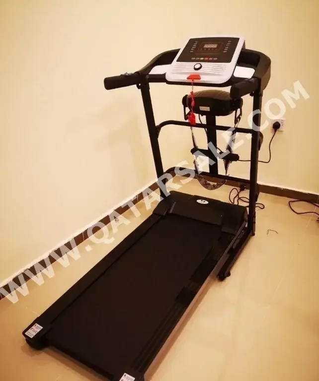 Gym Equipment Machines - Treadmill  - Black  With Delivery  With Installation