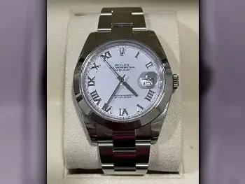 Watches - Rolex  - Quartz Watch  - White  - Men Watches