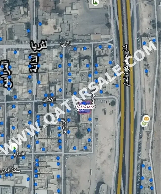 اراضي للبيع في الظعاين  - الصخامة  -المساحة 991 متر مربع