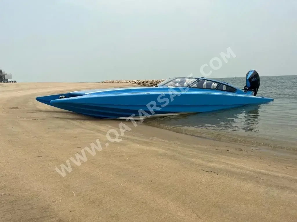 Speed Boat Hullsquared  Catamaran  With Trailer