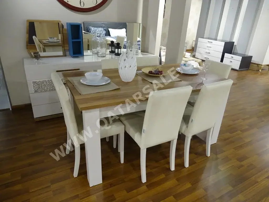 White  Melamine Wood  Wood  Table & Chair  Rectangle Table  Turkey