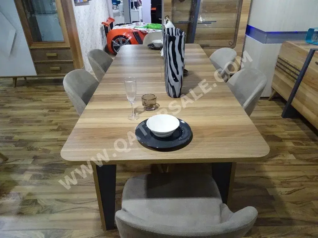 Brown  Melamine Wood  Wood  Table & Chair  Rectangle Table  Turkey