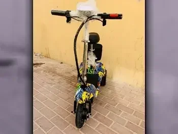 Three-Wheel Scooter  - Green  - Foldable