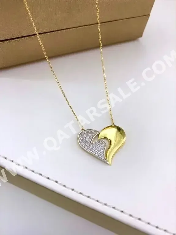 Gold Necklace  Italy  Woman  By Weight  With Stone(s)  Yellow Gold  18k