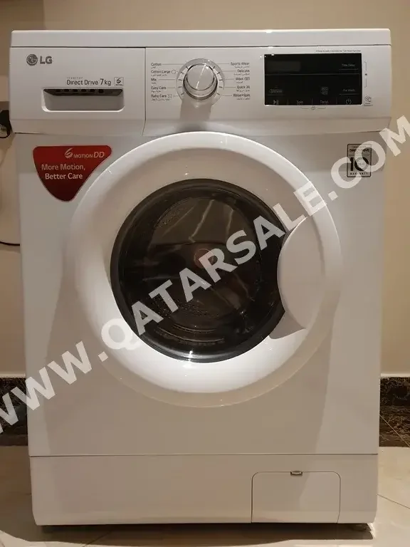 LG  Direct Drive 7KG /  Front Load Washer  White  A+++