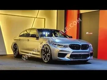 BMW  M-Series  5 Competition  2019  Automatic  80,500 Km  8 Cylinder  Rear Wheel Drive (RWD)  Sedan  Gray  With Warranty