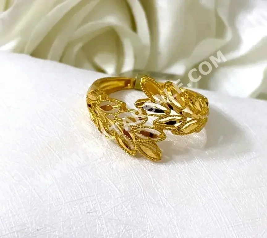 Gold Ring  Woman  By Item ( Designers )  Without Stone  Yellow Gold  21k
