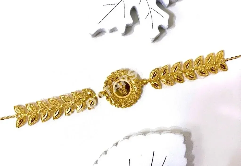 Gold Bracelet  Woman  By Weight  Without Stone  Yellow Gold  21k