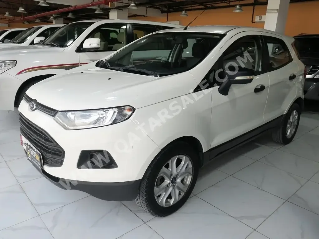 Ford  Eco Sport  2015  Automatic  123,000 Km  4 Cylinder  Front Wheel Drive (FWD)  SUV  White  With Warranty