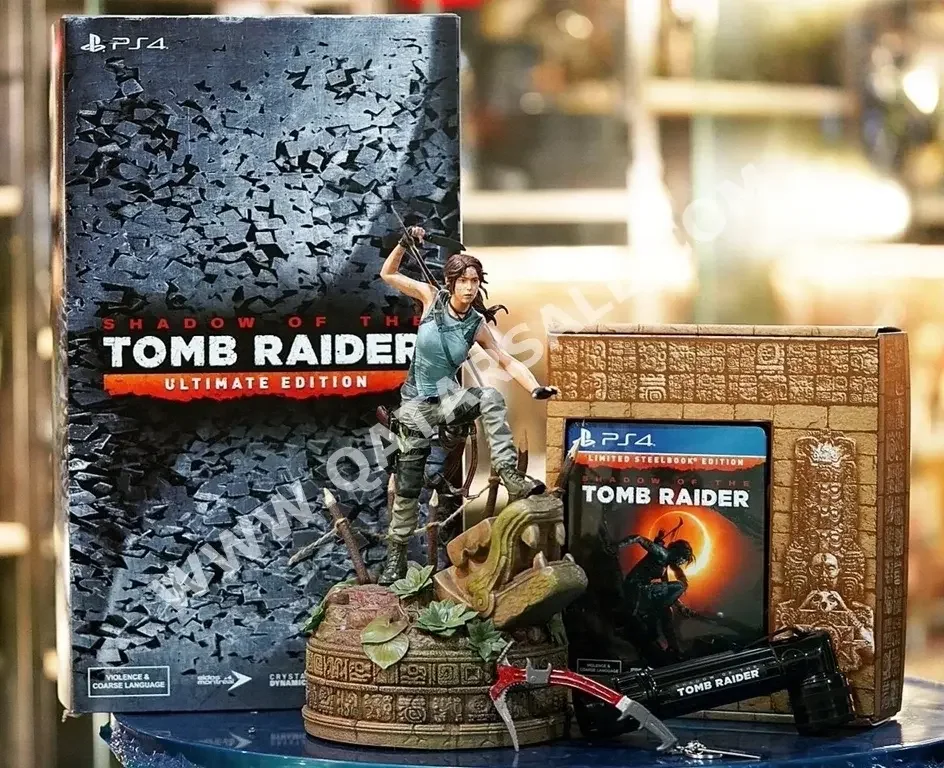 Shadow of the Tomb Raider - Ultimate Collector's Edition  - PlayStation 4  Video Games Blu-ray